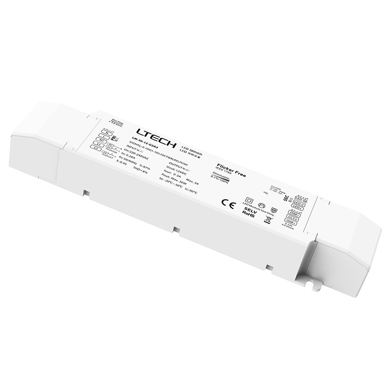 36W 12VDC CV 0/1-10V Intelligent Tunable White Driver LM-36-12-G2A2 36W 12VDC CV 0/1-10V Intelligent Tunable White Driver LM-36-12-G2A2